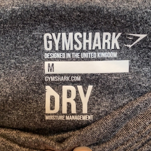 Gymshark gray side pocket leggings M Medium Dry moisture wicking NEW - Picture 3 of 7